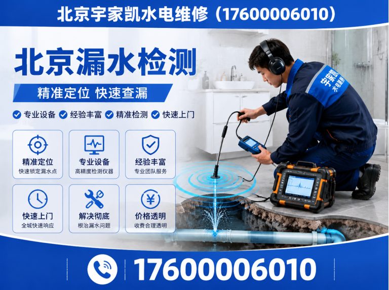 顺义区北京漏水检测展示图